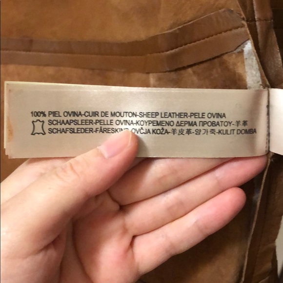 Massimo Dutti sheep leather jacket - Picture 6 of 6